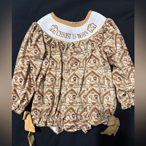 Christ Is Born Baby Romper